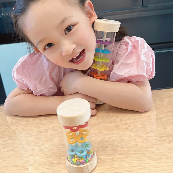 Montessori Rainbow Rainstick