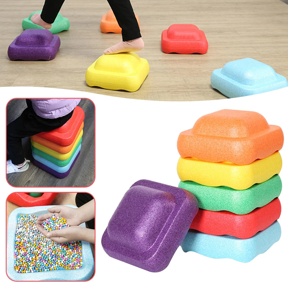 Colorful Balance Stepping Stones