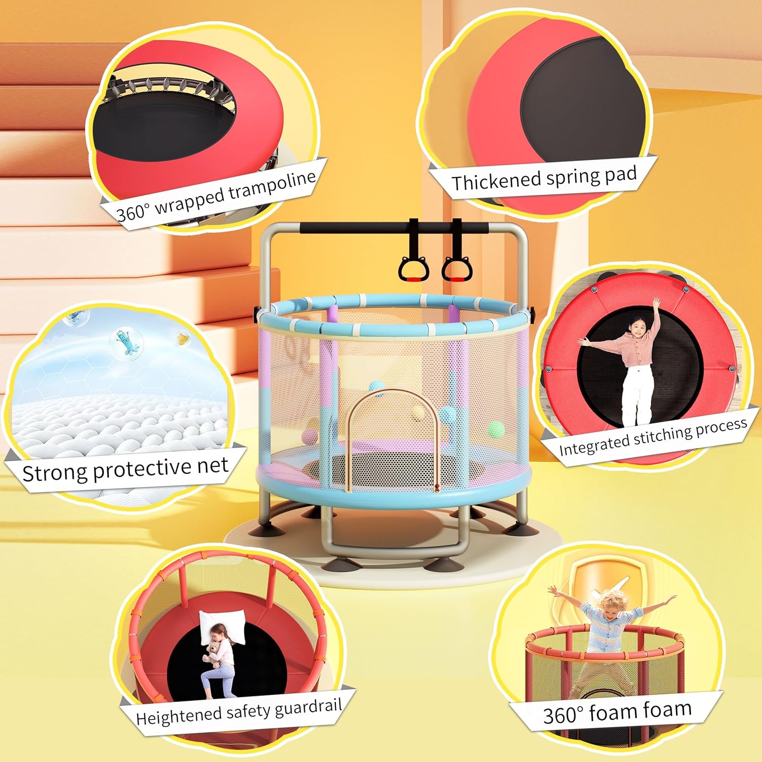 BouncePro Kids Trampoline