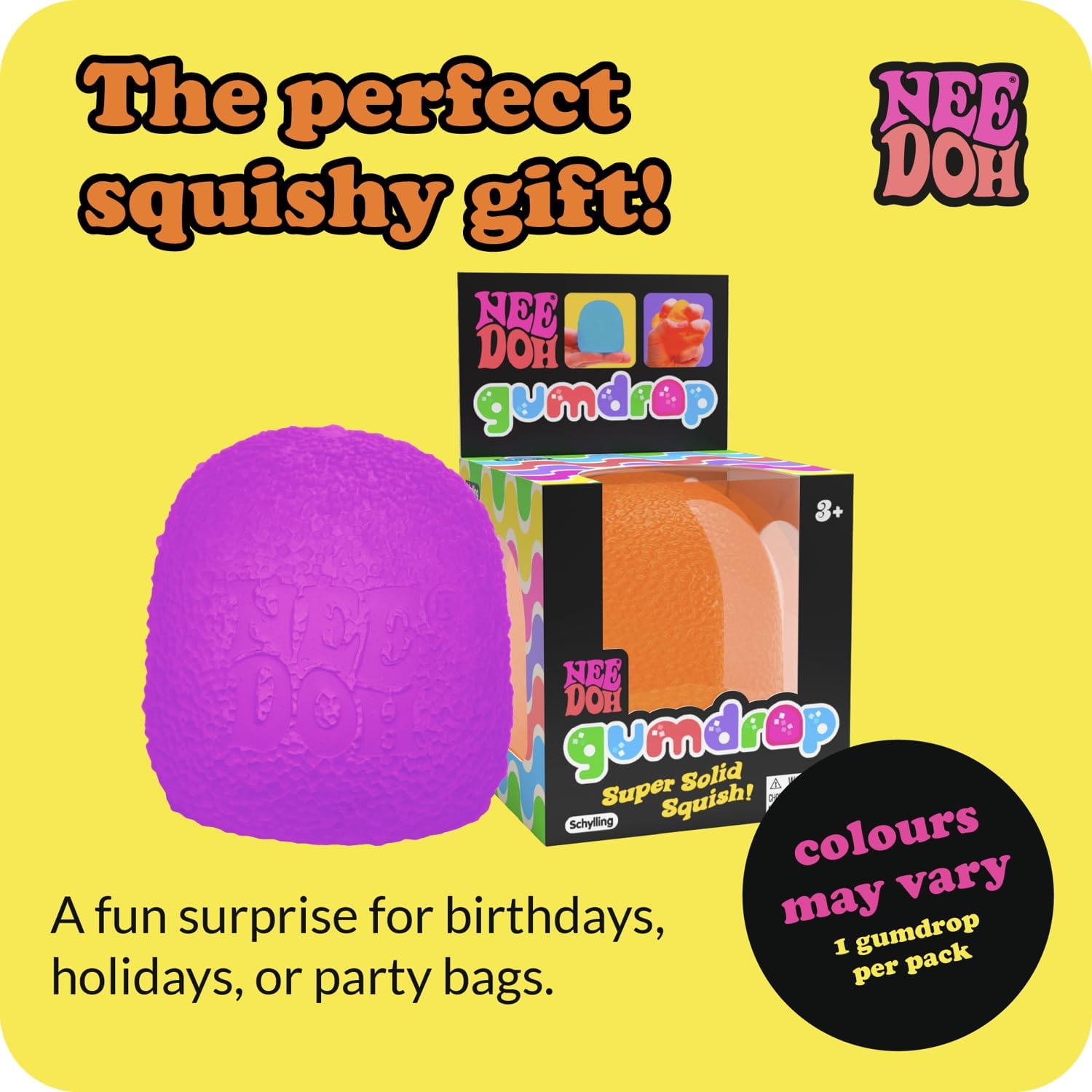 Gumdrop Squishy Stress Relief Cube