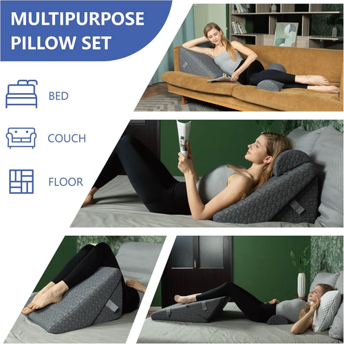 Adjustable Memory Foam Wedge Pillow