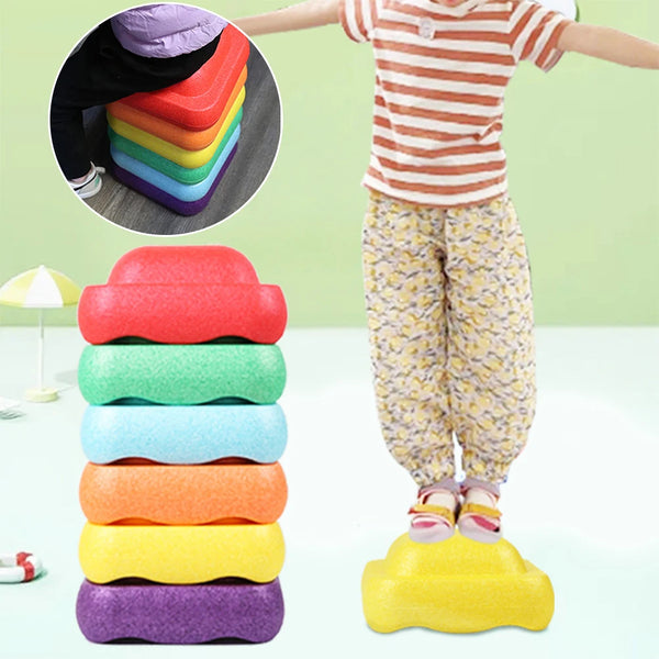 Colorful Balance Stepping Stones
