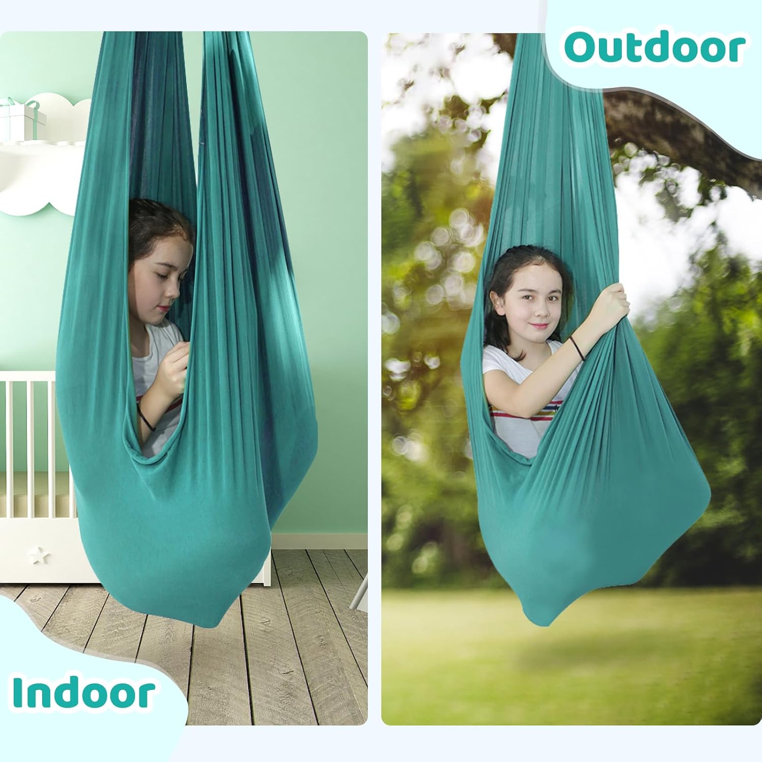 Cozy Indoor Sensory Cuddle Hammock