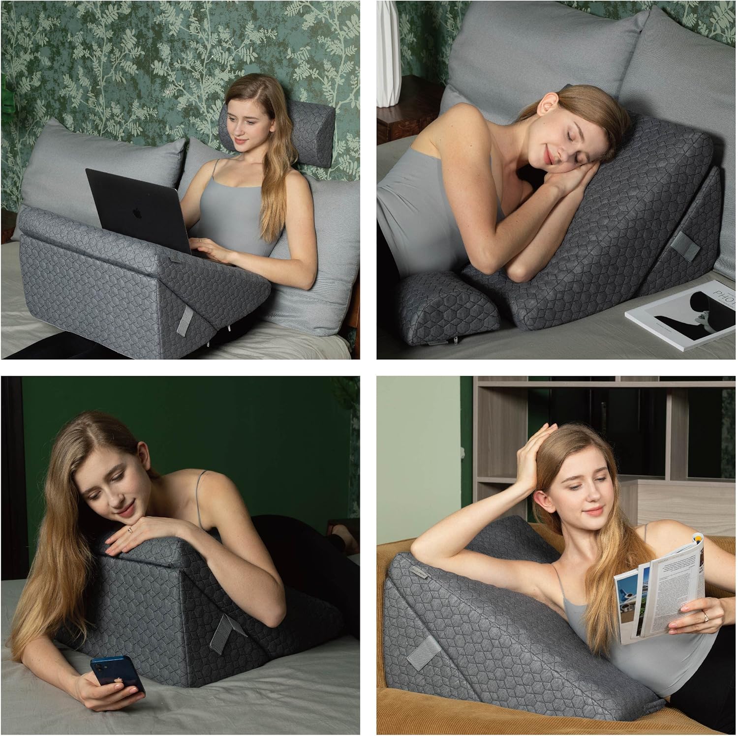 Adjustable Memory Foam Wedge Pillow